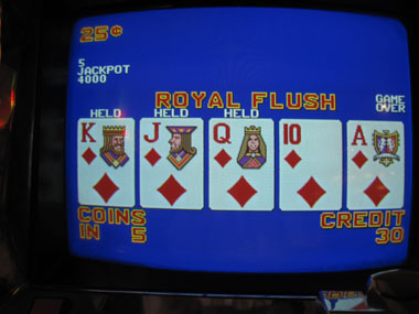 Bob's first royal of the trip